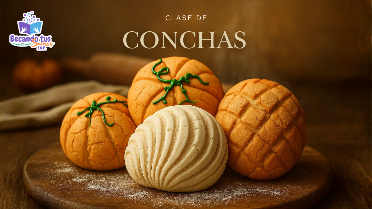 “Conchas Caseras: Pan Suave con Cubierta Crujiente y Colorida”