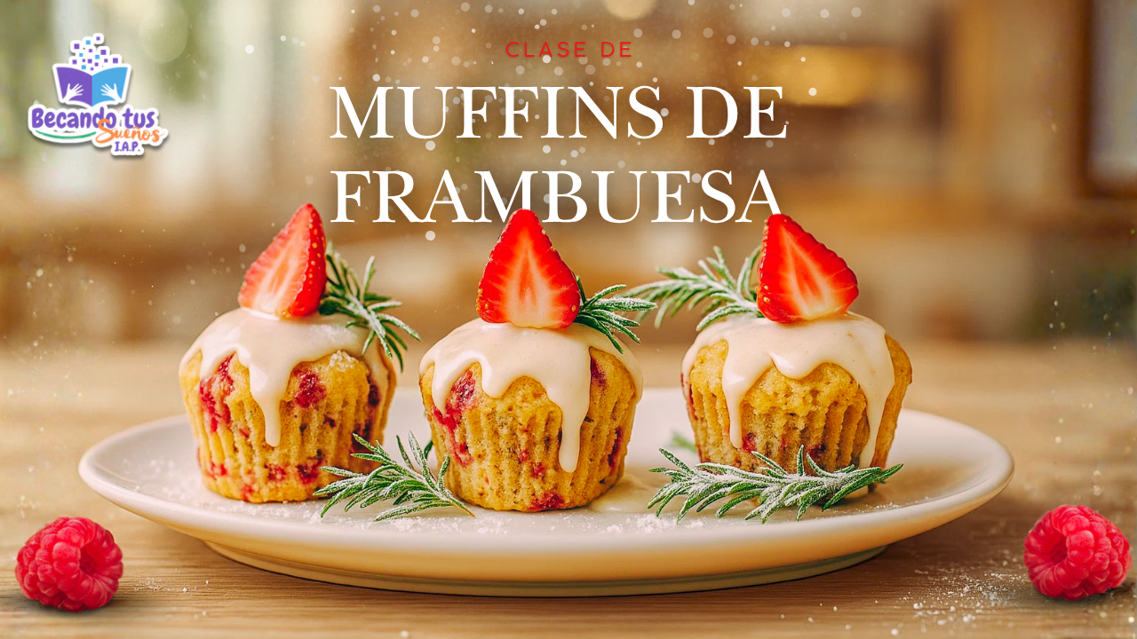 “Muffins de Frambuesa: Delicadeza Frutal con Toque Artesanal”