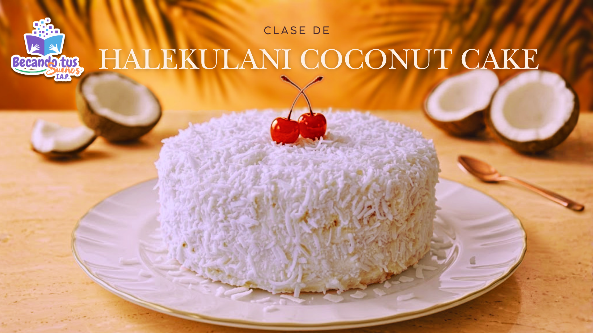 “Halekulani Coconut Cake: suavidad tropical con elegancia hawaiana”